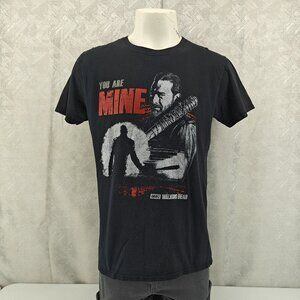 The Walking Dead Shirt Mens Large Black Graphic Print Negan Lucille You Are Mine